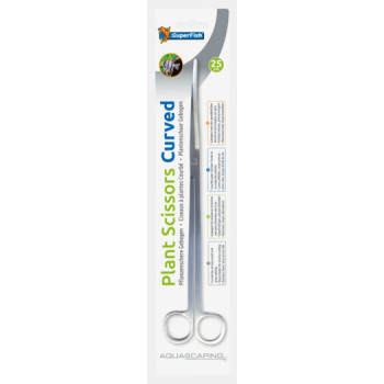 Superfish Stainless Plant Scissors 25cm Curved